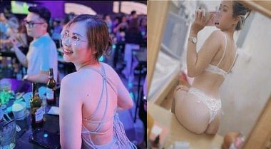 Khánh Ngân đi bar đêm quẩy rất phấn khích